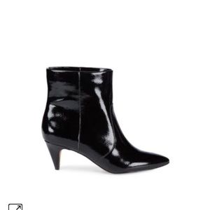 Dolce vita dee black patent leather bootie